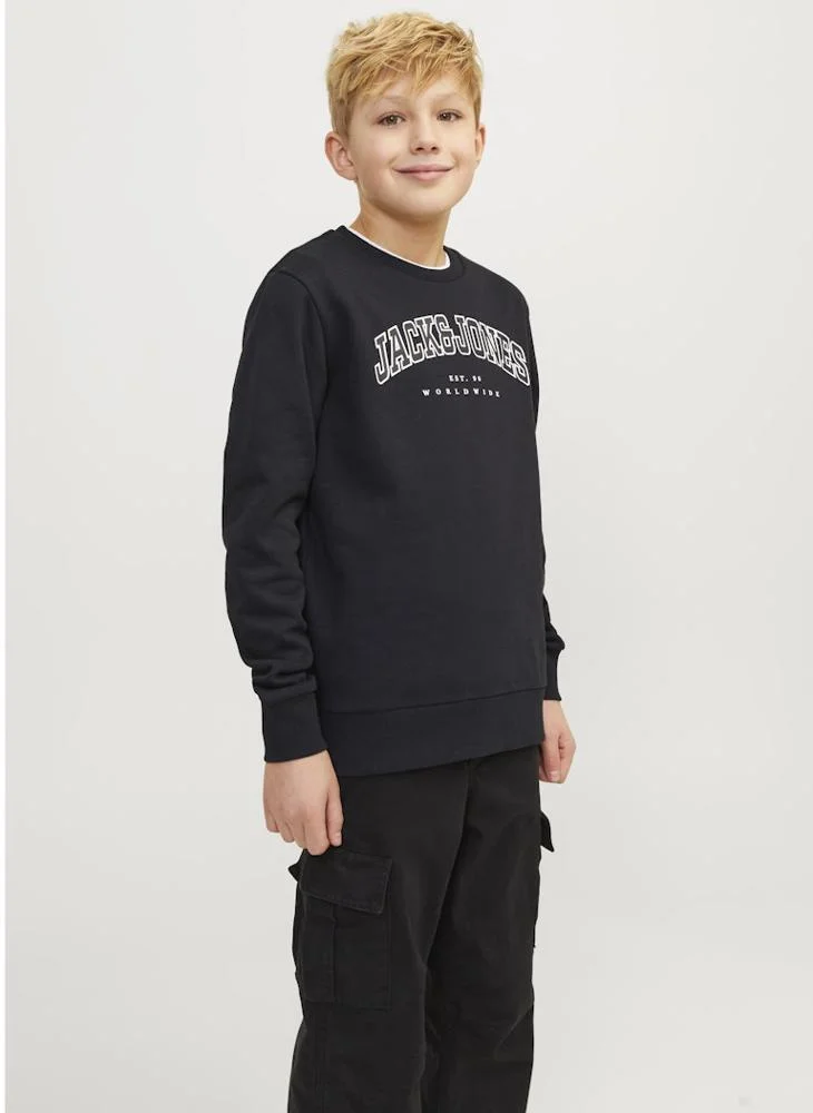 Jack & Jones Junior Youth Logo Pullover Sweatshirts