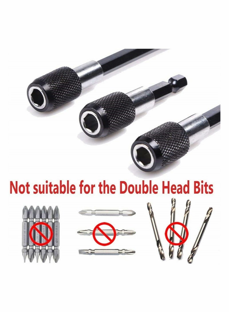 1/4 Inch Hex Shank Magnetic Screwdriver Bit Holder, Hex Shank Quick Change Drill Extension Bit Set 2 - Image 5