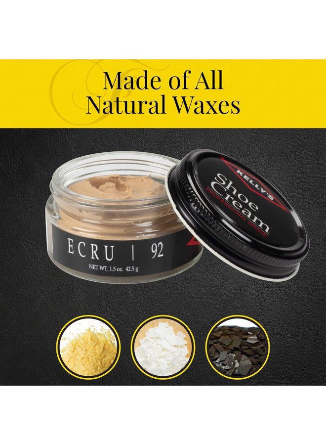 KELLYS Ecru Shoe Polish 1.5 oz - Professional Leather Shoe Cream - Image 3