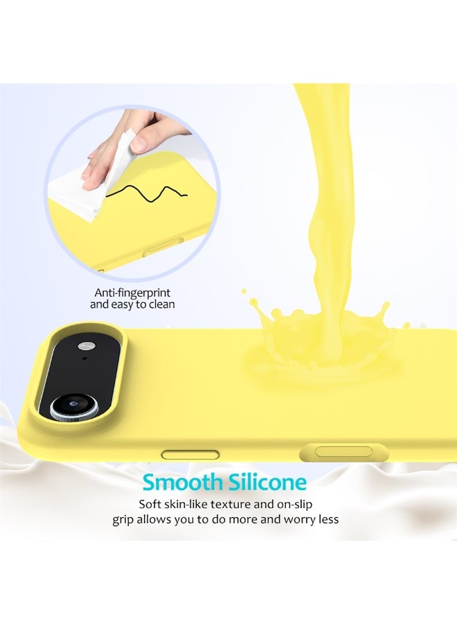 BORTONY iPhone 17 Air Cover Jelly Silicone Slim Cover for iPhone 17 Air with Inside Microfiber Lining Shockproof Protective Phone Case for iPhone 17 Air 6.6 inch - Image 4