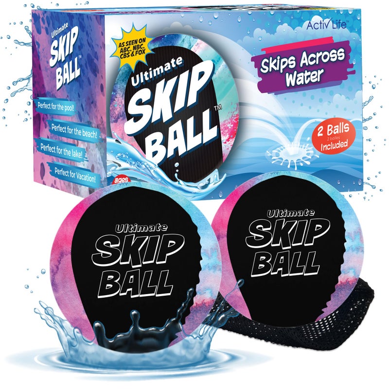 Activ Life Summer Gifts for Kids Water Skip Balls Beach Games for Adults and Family Boys Girls Ages 7 810 11 12 Year Old Teen Gifts Swimming Pool Swim Toys Fun Sand Mom Dad Birthday Presents - Image 2