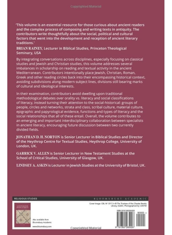 Reading, Writing, and Bookish Circles in the Ancient Mediterranean  - Image 2