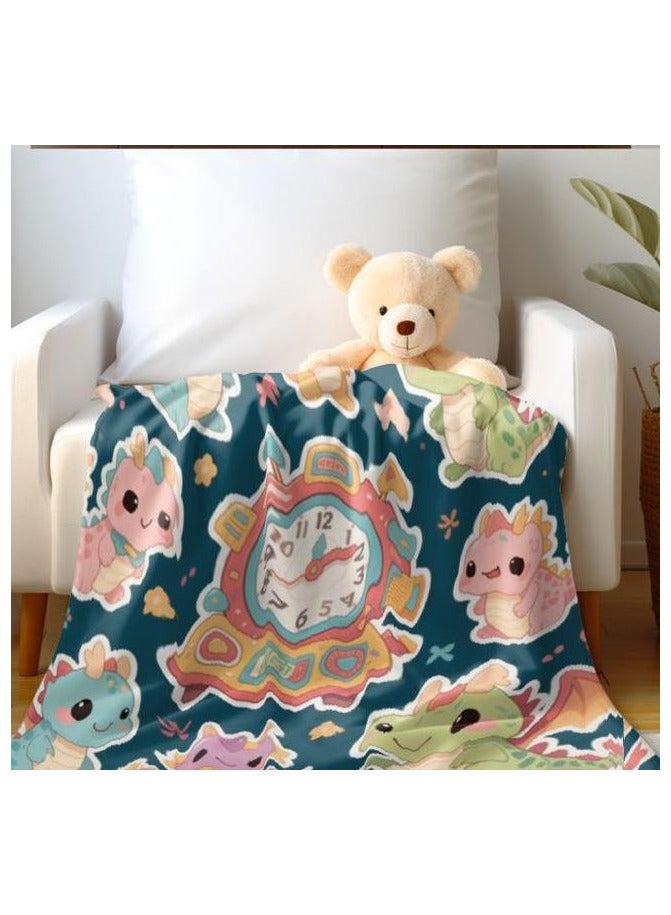 general Flannel thin blanket (warm and comfortable, suitable for sleep, gaming, dust removal and sandproof) 150cm*200cm - 397 - Image 1