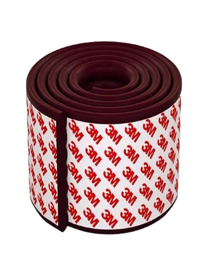 TRUEBOND 3 mtr Furniture Corner Guard for Baby Safety, Pre-Taped Adhesive, Edge Protectors with Childproof Foam Cushions, Baby Proofing, Non Toxic, b pa Free, Brown - Image 2