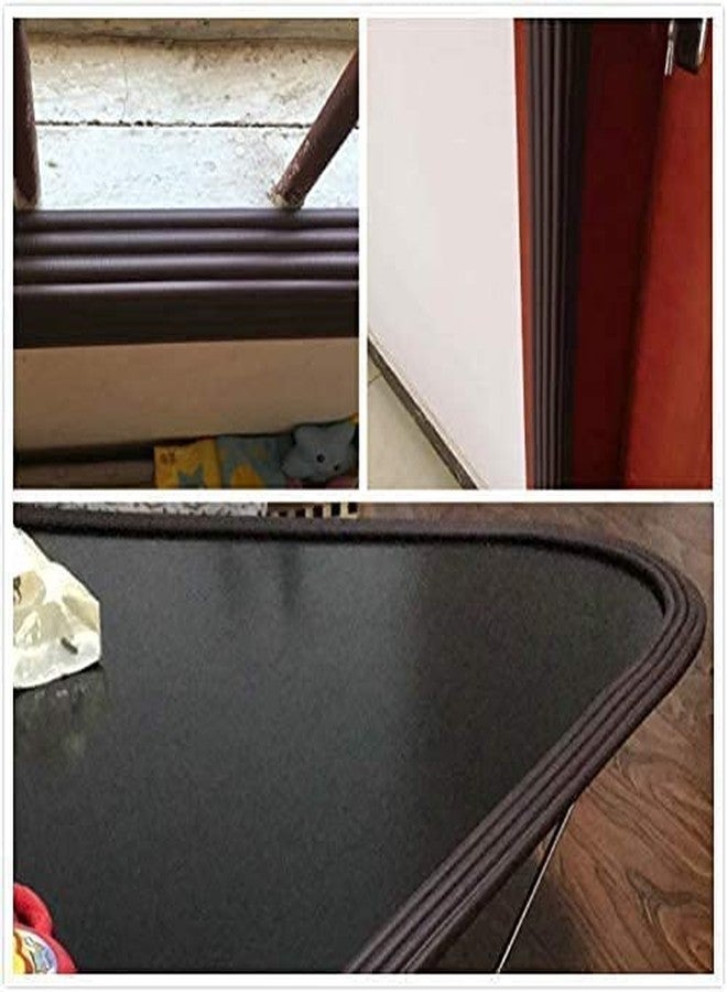 TRUEBOND 3 mtr Furniture Corner Guard for Baby Safety, Pre-Taped Adhesive, Edge Protectors with Childproof Foam Cushions, Baby Proofing, Non Toxic, b pa Free, Brown - Image 5