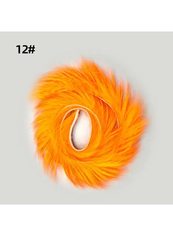 Fly Tying Materials Kit Vibrant Yellow and Orange with Hooks for Artificial Lures Durable - Image 4