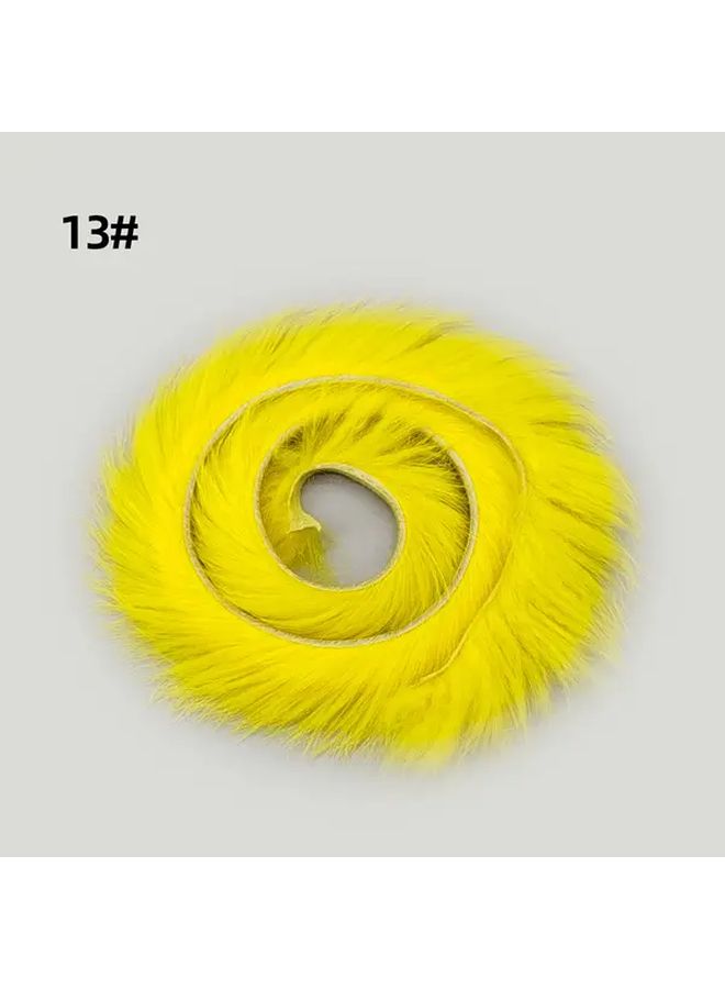 Fly Tying Materials Kit Vibrant Yellow and Orange with Hooks for Artificial Lures Durable - Image 5