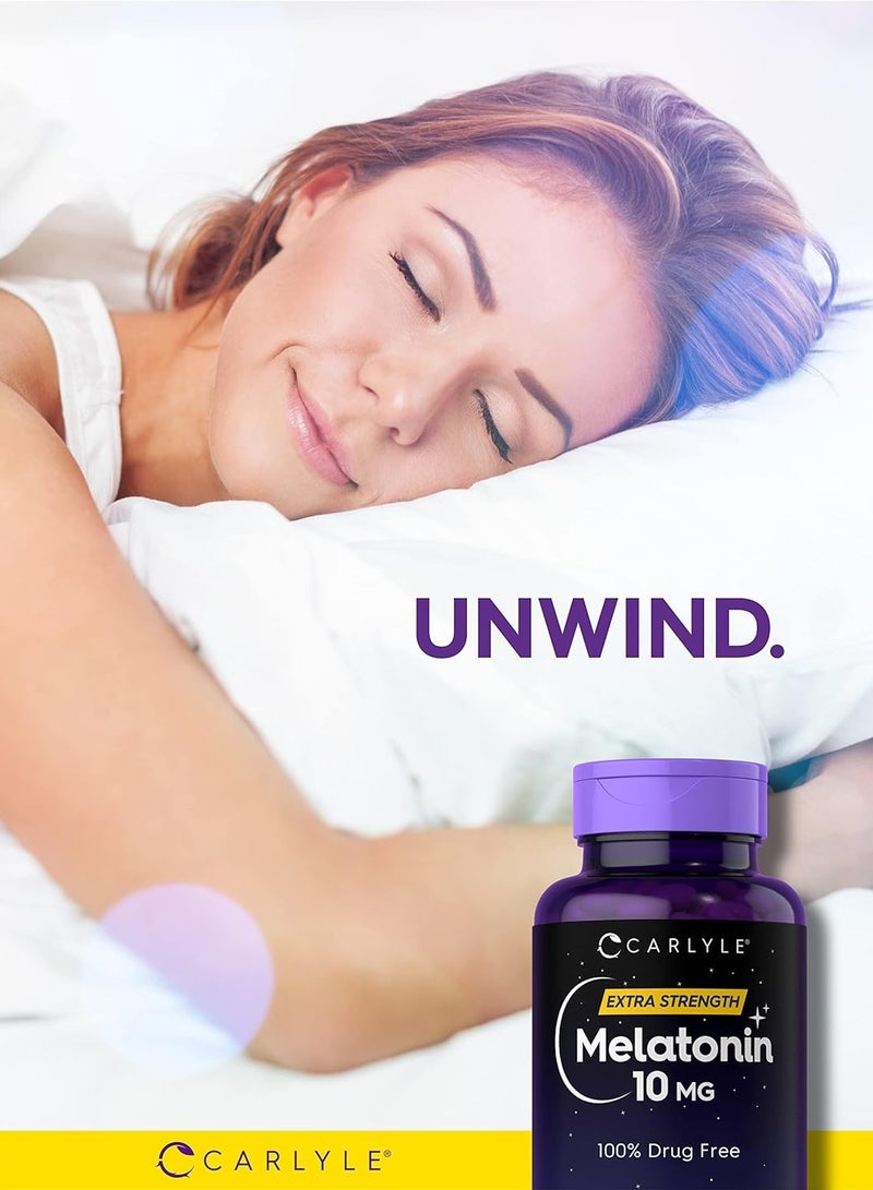 Carlyle Melatonin Extra Strength 10mg 300 Softgels - Image 2