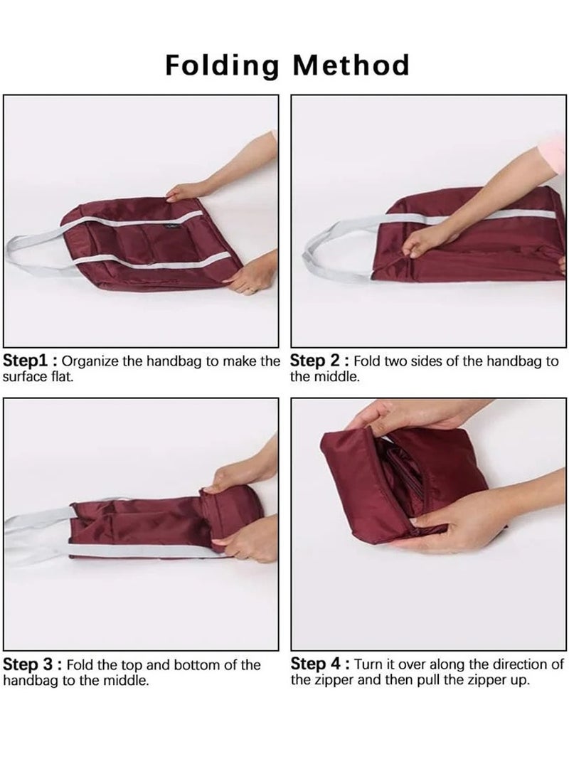 TRAVEL Folding Travel Luggage Bag for Traveling, Trips, Holiday, Camping, and More, Bag Organizer for Travel, Multipurpose Large Capacity Bag For Daily Use, Storage And Carry-On, Foldable Travel Handbags - Image 4