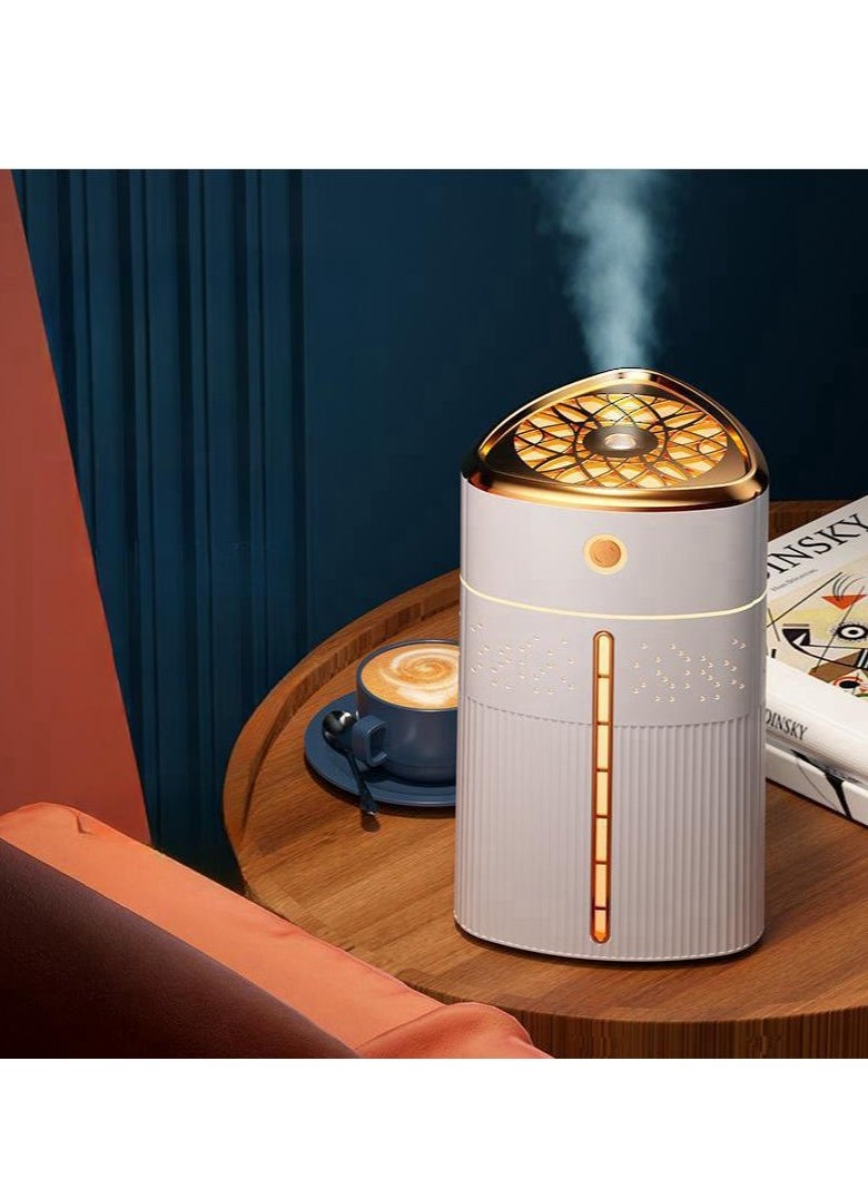Cool Mist Humidifier, 1L Mini Humidifiers with 7 Color Night Lights, Car Air Humidifier,3 Modes, Quiet Humidifier for Sleeping