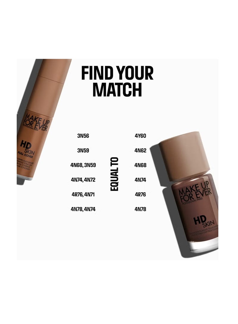 MAKE UP FOR EVER HD Skin Full Cover Concealer - 4N74 - Image 4