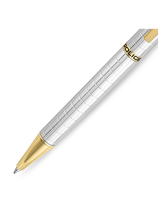 POLICE Consolas Silver and Gold Stainless Steel Pen for Men - Image 3