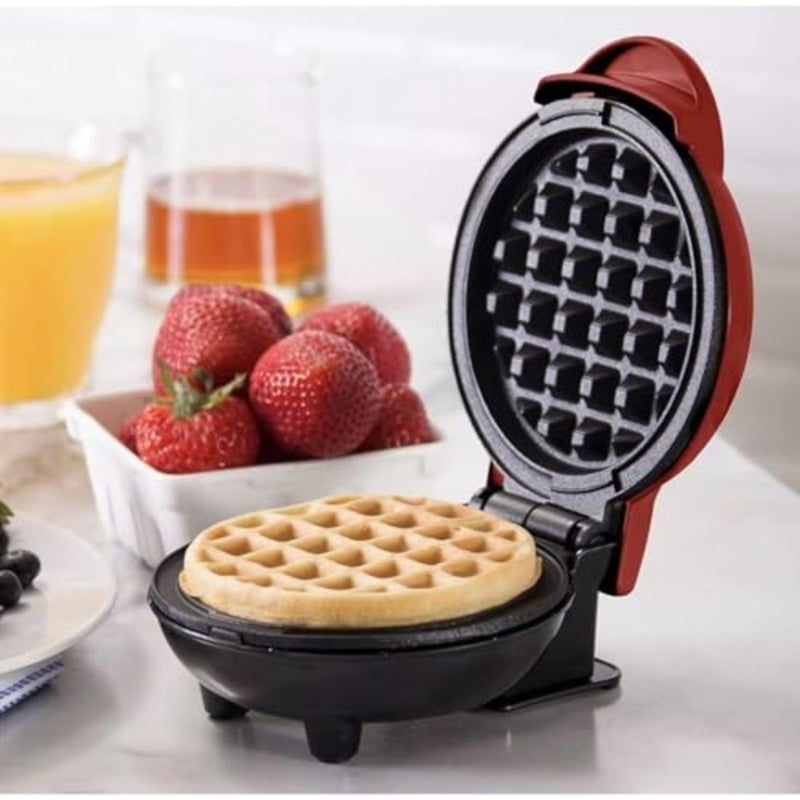 Waffle Maker, Mini Toaster, Home Bread Maker, Sandwich Breakfast Maker, Multi-Function Electric Baking Pan Black - Image 2