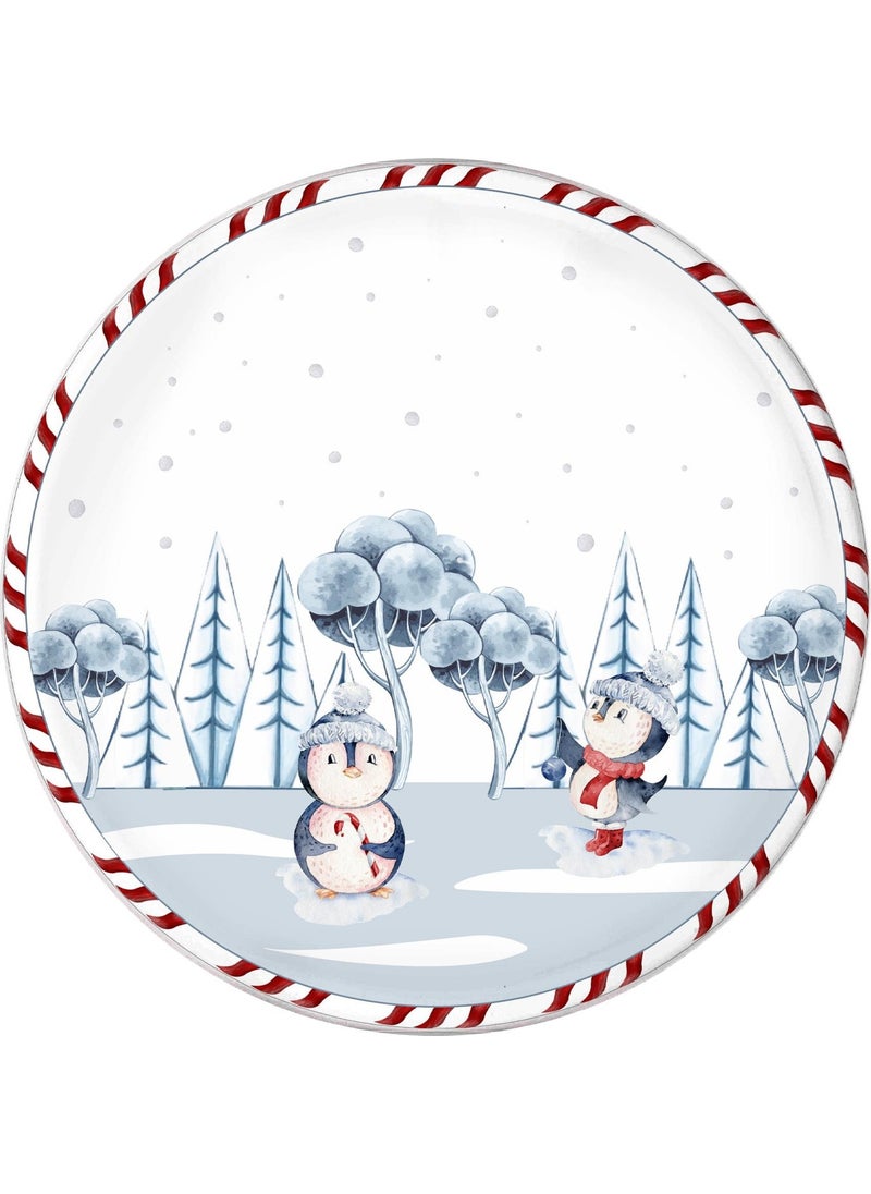 THE MIA - Penguin Serving Plate Set of 6 26 cm - Image 1