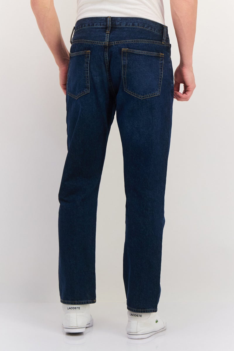 GAP Men Straight Fit Wash No Stretchable Denim, Navy - Image 4