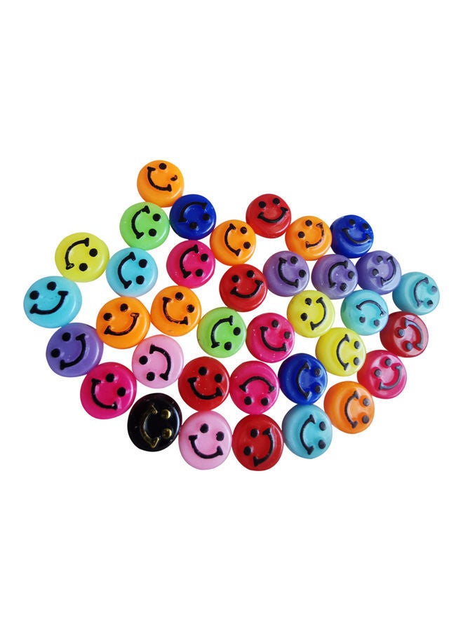 NIBEMINENT 500-Piece Craft Making Smiley Face Beads 0.10 X0.6cm - Image 3
