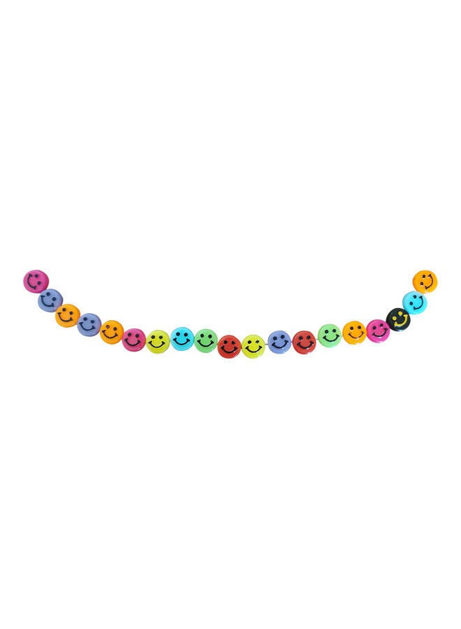 NIBEMINENT 500-Piece Craft Making Smiley Face Beads 0.10 X0.6cm - Image 4