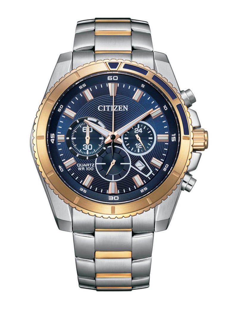 CITIZEN ساعة يد رجالية AQ Chrono AN8206-53L - Image 1