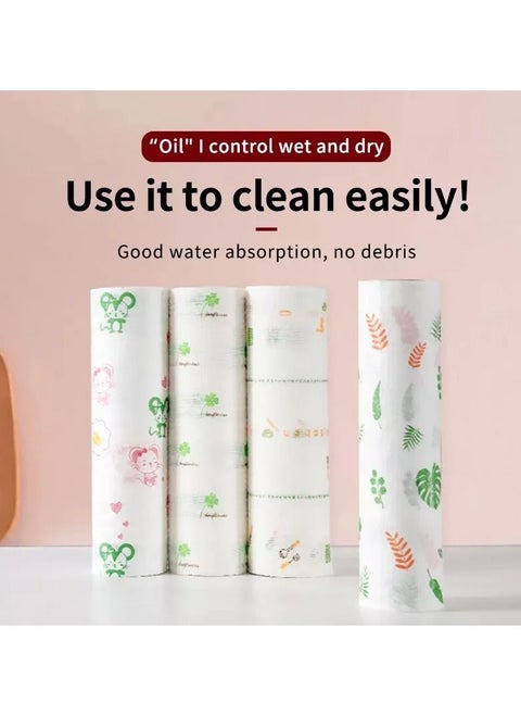 Multifunction Reusable Lazy Rag Paper Kitchen Tissue Roll Towel Wipes