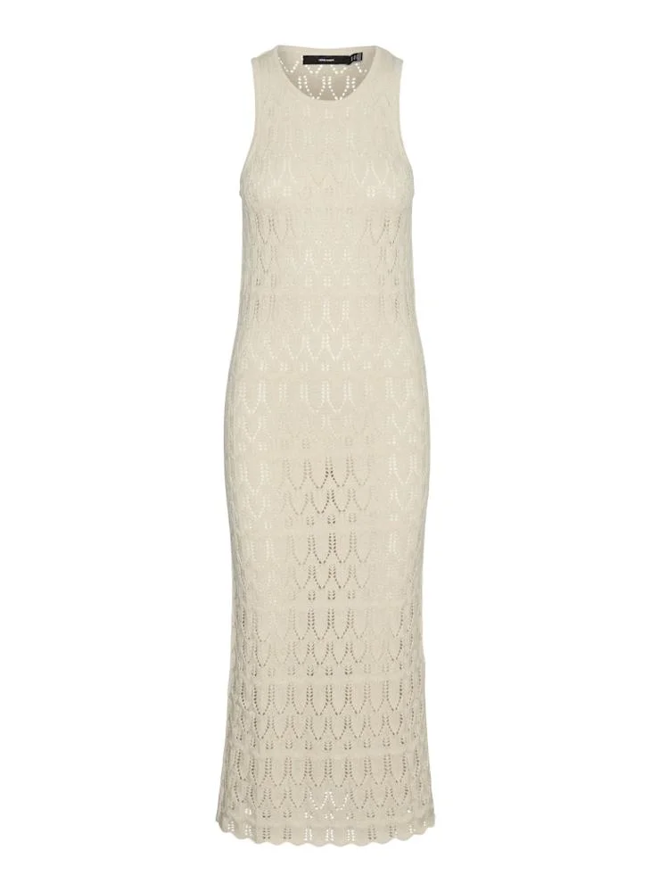 VERO MODA Crochet Sleeveless Midi Dress