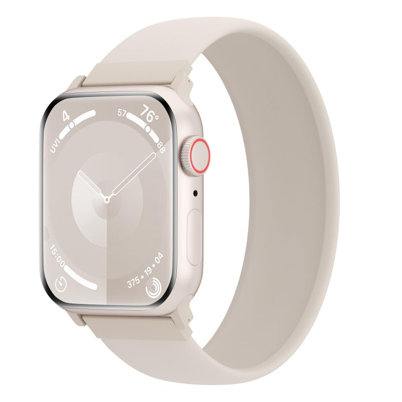 Arctime Silicone Solo Loop Bands Compatible with Watch Band 38mm 40mm 41mm 42mm 44mm 45mm 46mm 49mm, Sport Stretchy Strap Soft Replacement Wristband for iWatch Ultra 3 2 1 Series 11 10 9 8 SE 7 6 5 4 - Image 1