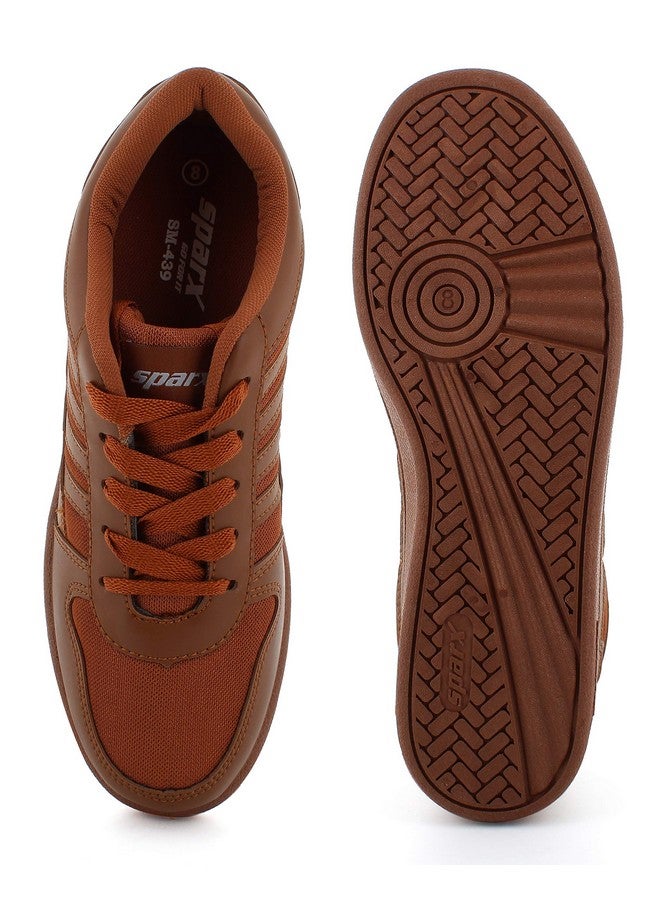 Sparx Mens SM 439 | Stylish, Comfortable | Tan Sneaker - 7 UK (SM 439) - Image 5