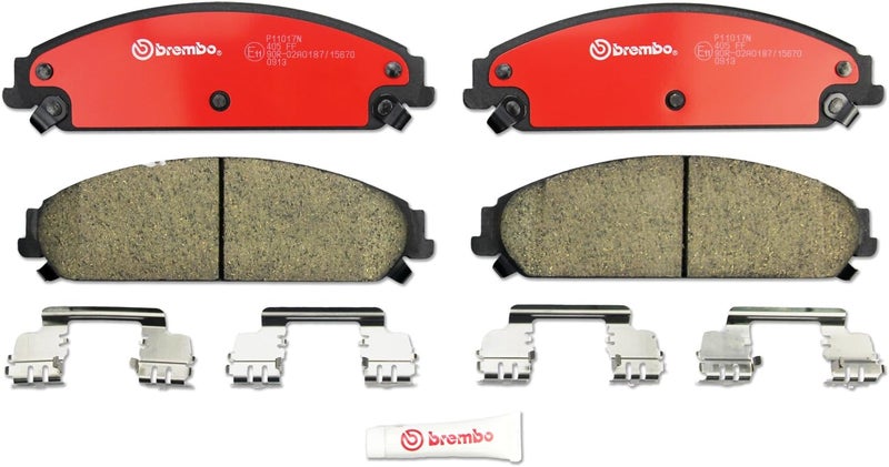 Brembo P11017N Premium Ceramic Front Disc Brake Pad Set - Image 1