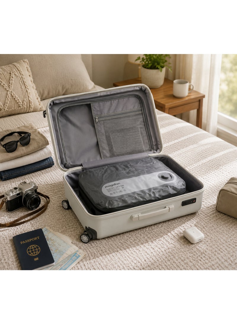MAGELLAN 18-Inch Vacuum Compression Storage Bag with Built-in Air Pump – Travel Organizer for Clothes & Luggage Space Saving - Image 3