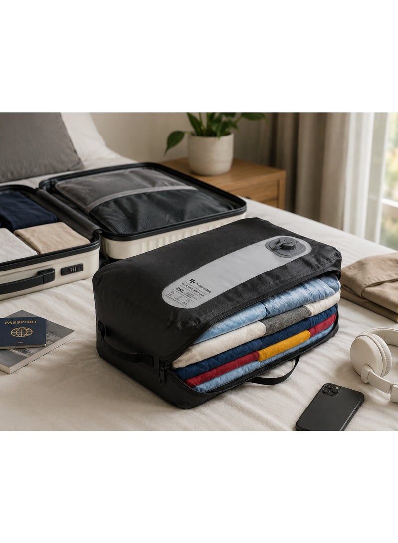 MAGELLAN 18-Inch Vacuum Compression Storage Bag with Built-in Air Pump – Travel Organizer for Clothes & Luggage Space Saving - Image 4