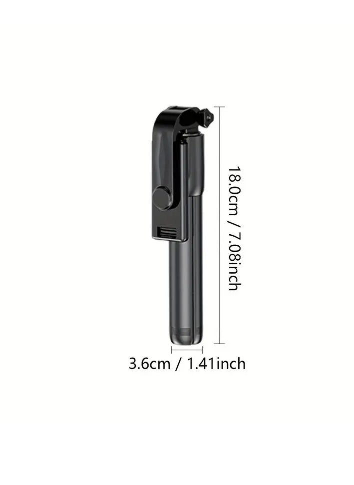 75in Extendable Selfie Stick Tripod, Phone Tripod Stand with Remote Shutter and Mobile Phone Bracket, Retractable Selfie Stick  Foldable Handheld for Travel Vlogging Live Streaming Video and Photos