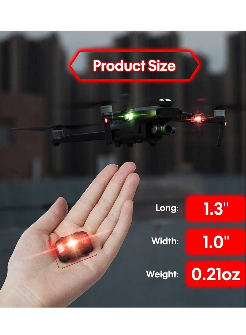 Captaintech Drone Strobe Lights, FAA Anti-Collision Lighting Light Night Flight with 4 Colors for DJI Mini 3 Pro/Air 2S/Air 2/Mavic Mini/Mavic Pro/FPV/Holy Stone Quadcopters Accessories - Image 5