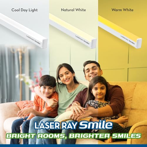 Crompton Laser Ray Smile 20W LED Batten | Energy Efficient Batten for Home | Cool Day Light (6500K) (Pack of 8) - Image 4