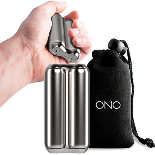 ONO Roller - Handheld Fidget Toy for Adults | Help Relieve Stress, Anxiety, Tension | Promotes Focus, Clarity | Compact, Portable Design (Full Size/Stainless Steel, Steel) - Image 1