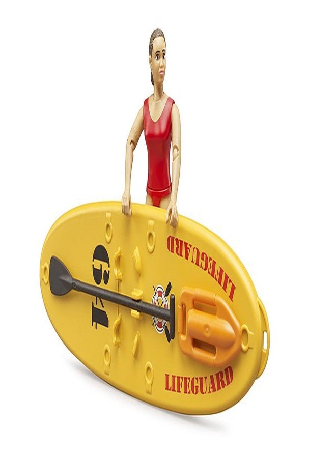 Bruder bworld Life Guard w Stand Up Paddle - Image 3