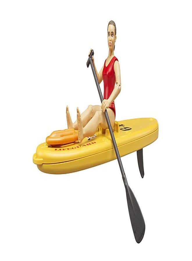 Bruder bworld Life Guard w Stand Up Paddle - Image 4