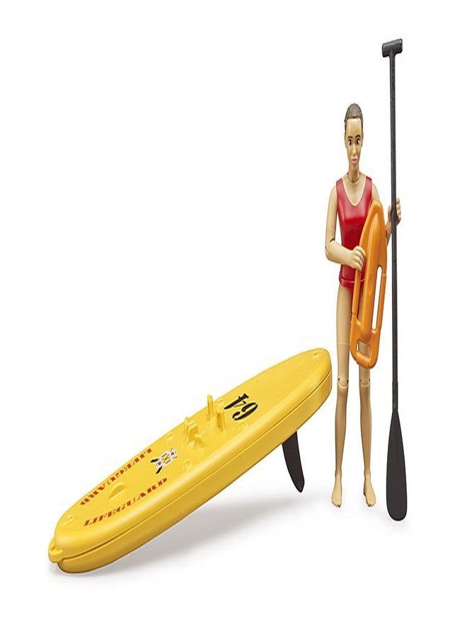 Bruder bworld Life Guard w Stand Up Paddle - Image 2