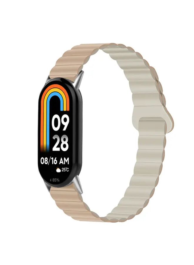 Magnetic Quick Release Gray Orange Strap Compatible With Mi Band 10 9 8 - Image 5