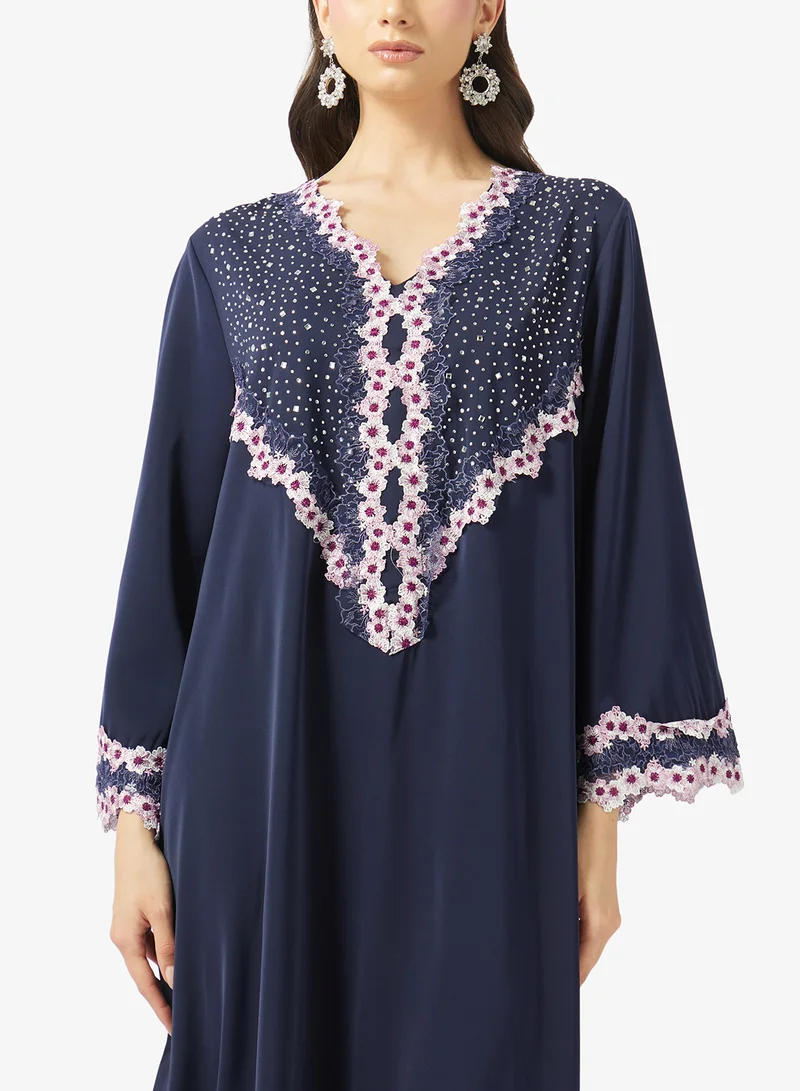Khizana  Embroidered Jalabiya for Women | Best Price UAE