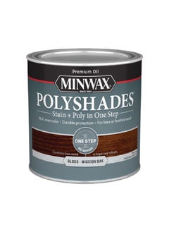 Polyshades Stain Plus Poly in One Step with Gloss Finish Mission Oak 284 ml 21485