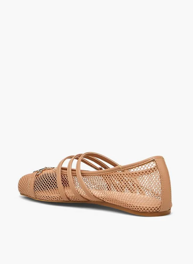 Celeste NUDE Women Buckle Closure Ballerina Shoes for Women | Best Price UAE