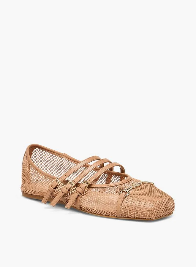 Celeste NUDE Women Buckle Closure Ballerina Shoes for Women | Best Price UAE