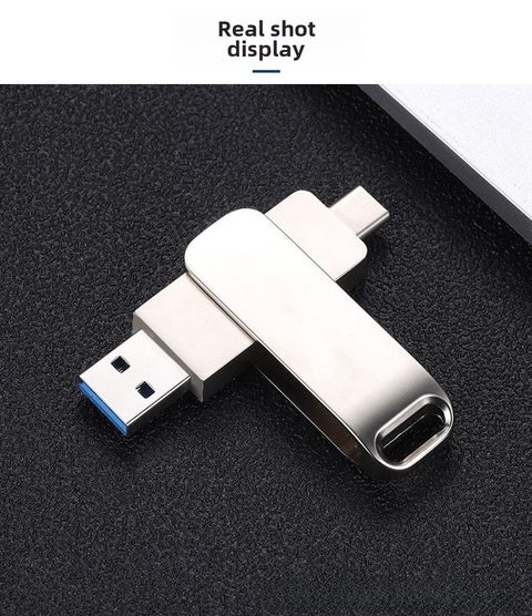 128GB Type-C Dual Interface Flash Drive for Android Phones USB3.1 Type-C