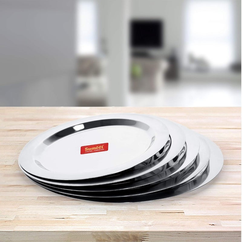 Stainless Steel Heavy Gauge Ciba/Lids/Tope Cover 5 Pcs Big Size - 17Cm, 18.8Cm, 20Cm, 21.3Cm, 22.8Cm - Image 2