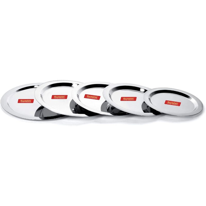 Stainless Steel Heavy Gauge Ciba/Lids/Tope Cover 5 Pcs Big Size - 17Cm, 18.8Cm, 20Cm, 21.3Cm, 22.8Cm - Image 5