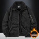 Cross-border special for 2024 new fleece-lined padded cotton-padded jacket mens outdoor jacket mens baseball uniform military flying uniform military Off-white - Image 3