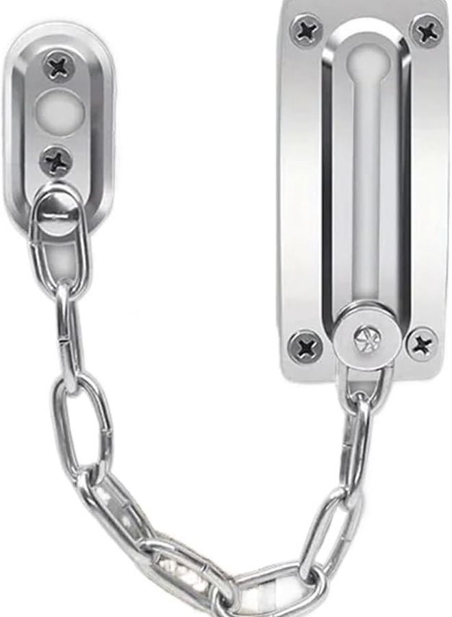 قفل حماية من الفولاذ المقاوم للصدأ لباب الأمان، مثبت منزلق للمنزل والمكتب - Image 4