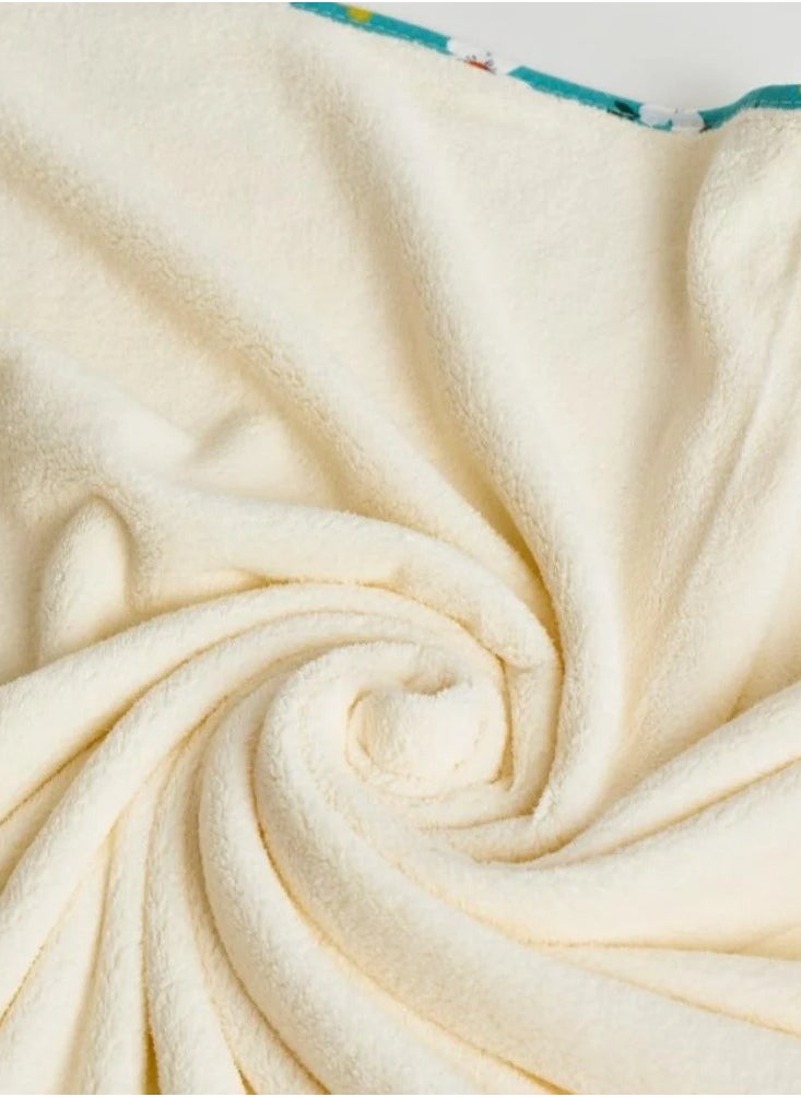 lanozan Medium Bath Towel Size 140*70*2.5cm Off White  - Image 3