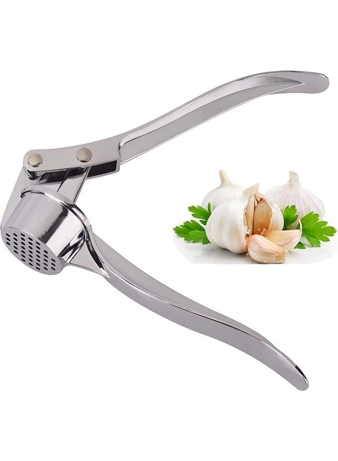 Jsdoin Professional Kitchen Garlic Press, Garlic Mincer Ginger Crusher UK, Peeler Squeezer Heavy Duty Garlic Presser,Garlic Crush, User-Friendly Garlic Chopper, Easy to Clean and Durable  - Image 1