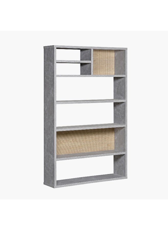 Home Box 5-Tier Grey Bookcase for Home - Image 4