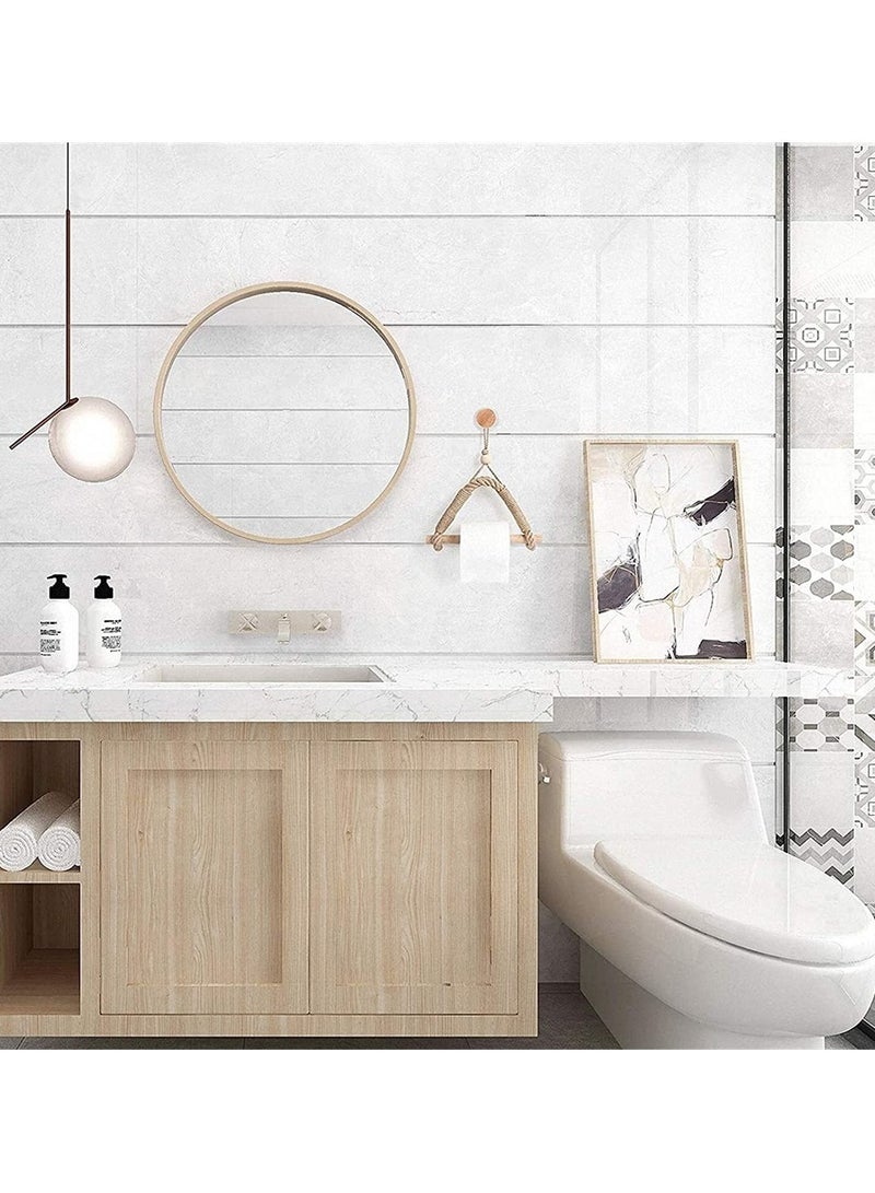 Toilet Roll Holder, Antique Rope Style Jute Towel and Tissue Paper Roll Holder, Wall Mounted Toilet Paper Wood Roll Holder, Home Bathroom Kitchen Country House Retro Decoration, 1 Pcs - Image 2